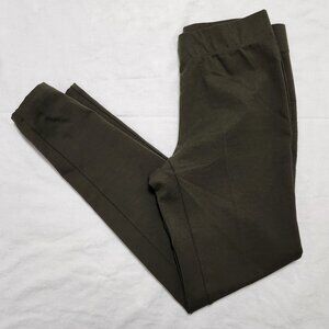 SLIMMING OPTIONS Loden Green Ponte Ankle Pant Size M